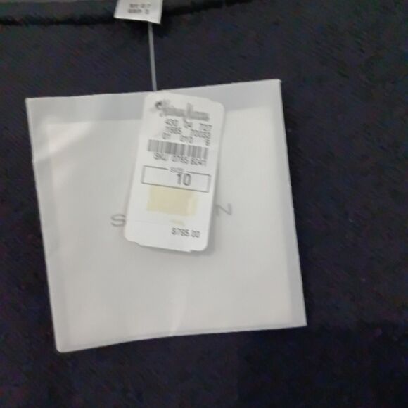 St. John Couture NWT Sz. 10 Wool Blend Knit Pleated Midi Skirt Quiet Luxury 795. - Picture 6 of 10